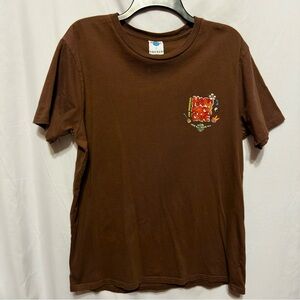 PacSun Brown Short Sleeve Tee with Graphic
